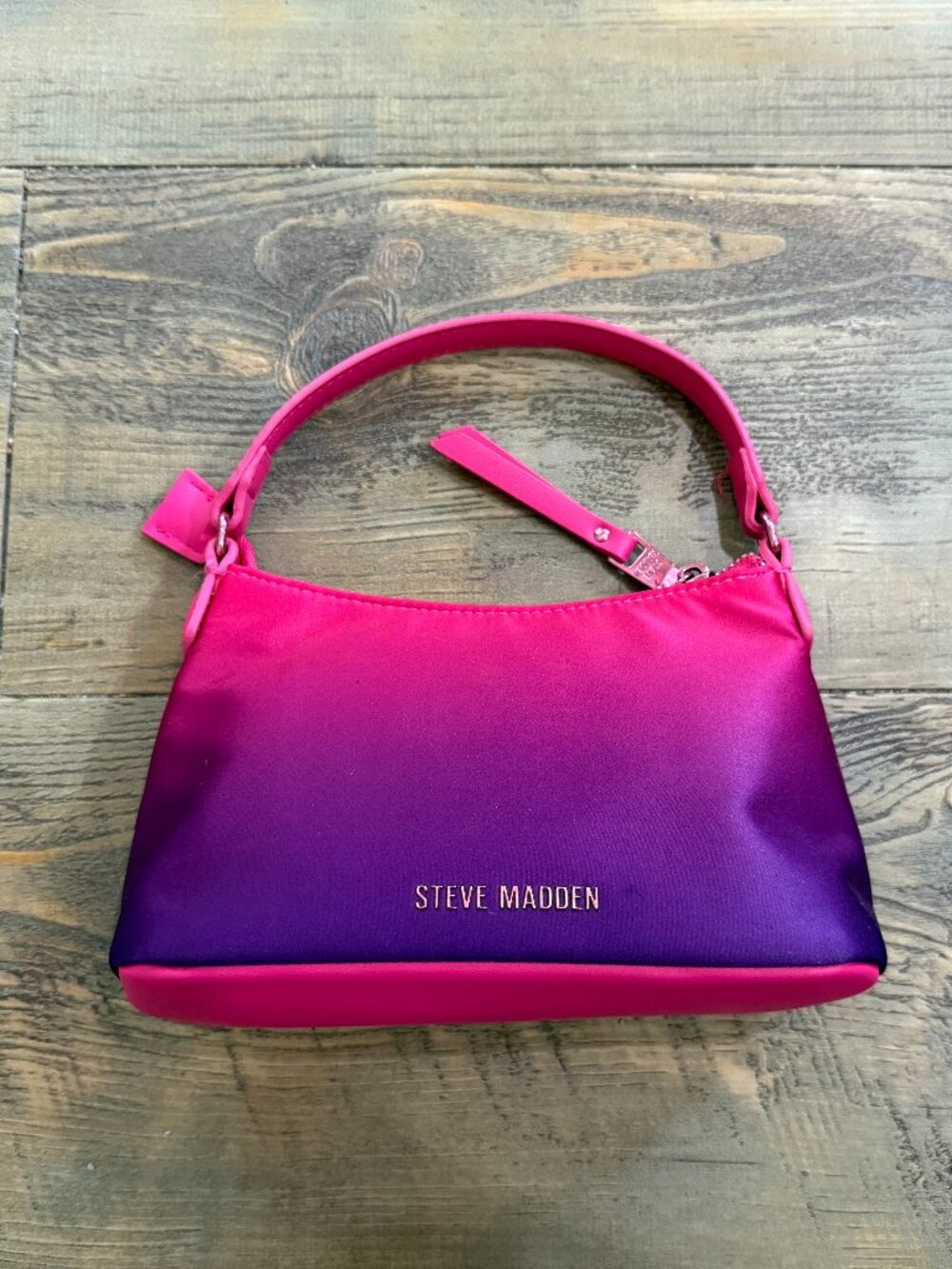 Steve Madden Fuchsia and Violet Ombre Small Purse
